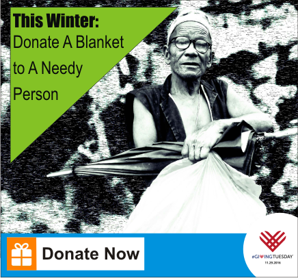 this winter donate a blanket to a needy person